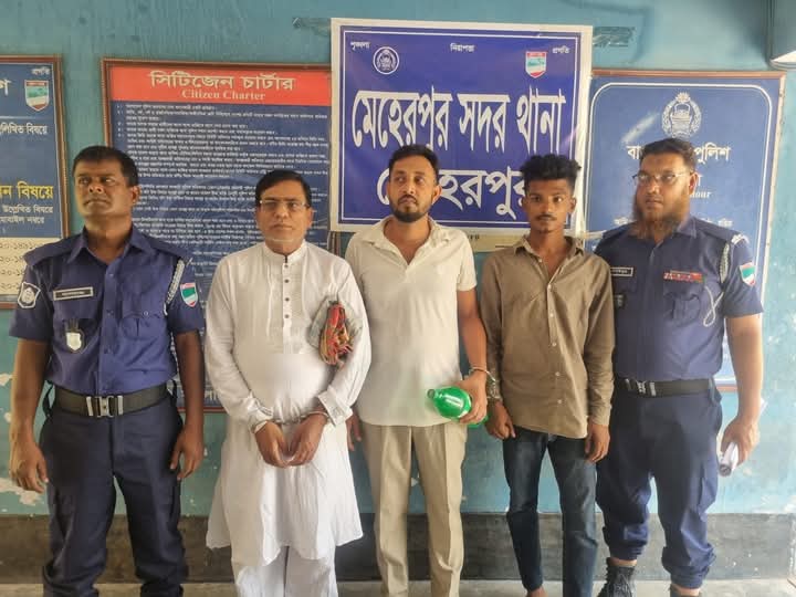 মেহেরপুর জেলা আ.লীগের সাধারণ সম্পাদকসহ গ্রেপ্তার ৩